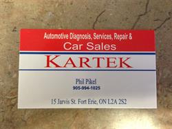 Kartek, Fort Erie, ON opening hours