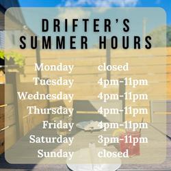 Drifters, Port Colborne, ON opening hours