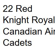 Air Cadets, Powell River, BC opening hours