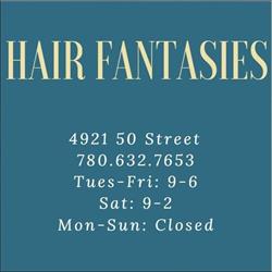 Hair Fantasies, Vegreville, AB opening hours