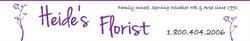 Heides Florist, Winkler, MB opening hours