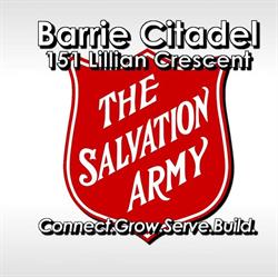 Salvation Army, Barrie, ON opening hours