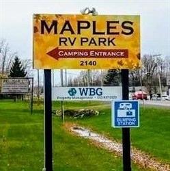 Maples r v Park, Cornwall, ON opening hours