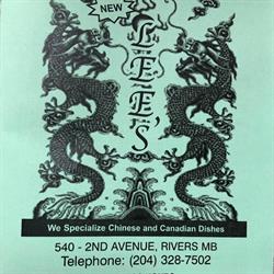 Lees Restaurant, Rivers, MB opening hours