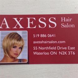 Axess Hair Salon, Waterloo, ON opening hours