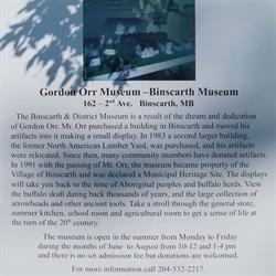 Binscarth Museum, opening hours