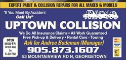 Uptown Collision, Georgetown, ON opening hours
