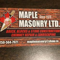 Maple Masonry Ltd, Prince George, BC opening hours