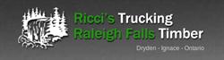 Riccis Trucking Incorporated, Ignace, ON opening hours