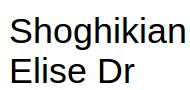 Shoghikian Elise Dr, Outremont, QC opening hours