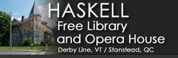 Haskell Free Library, Stanstead, QC opening hours