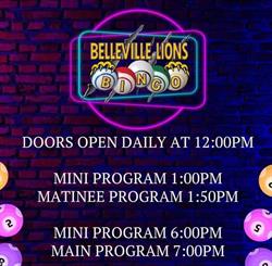 Belleville Bingo Hall, opening hours