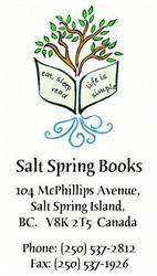 Salt Spring Books Incorporated, Salt Spring Island, BC opening hours