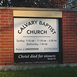 Calvary Baptist Church, Cornwall, ON opening hours