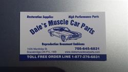 Dales Muscle Car Parts, Bracebridge, ON opening hours