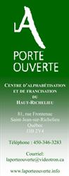 Porte Ouverte Inc (La), Saint-Jean-sur-Richelieu, QC opening hours