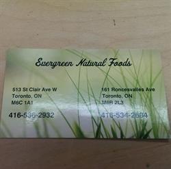Evergreen Natural Foods in Toronto, ON (Midtown Toronto) - Opening Hours