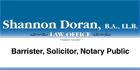 Doran Shannon Law Office, Fredericton, NB opening hours