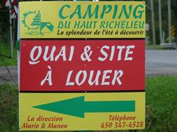 Camping Du Haut Richelieu, Saint-Jean-sur-Richelieu, QC opening hours