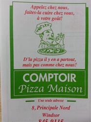 Comptoir Pizza Maison Incorporated, Windsor, QC opening hours