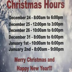 Hornepayne Service Centre, opening hours