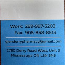 I.D.A. - Glen Derry Pharmacy, Mississauga, ON opening hours
