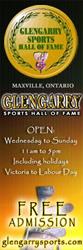 Glengarry Sports Hall Of Fame, Maxville, ON opening hours
