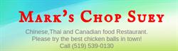 Marks Chop Suey Restaurant Incorporated, Woodstock, ON opening hours
