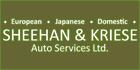 Sheehan & Kriese Auto Services, Kelowna, BC opening hours