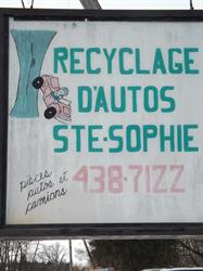 Recyclage D'Autos Ste-Sophie, Sainte-Sophie, QC opening hours