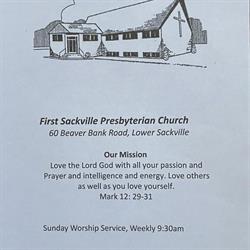First Sackville Presbyterian Church, Lower Sackville, NS opening hours