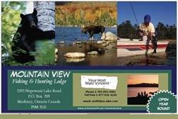 Mountain View Fishing & Hunting Lodge, Markstay, ON opening hours