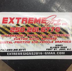 Extreme Signs, Fort St. John, BC opening hours
