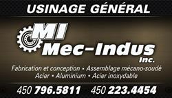 Mec-Indus Incorporated, La Présentation, QC opening hours