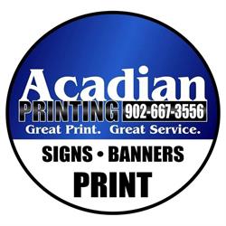 Acadian Printing, Amherst, NS opening hours