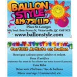 Ballon Style Enr, Victoriaville, QC opening hours