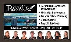 Reads Accounting, Trenton, ON opening hours
