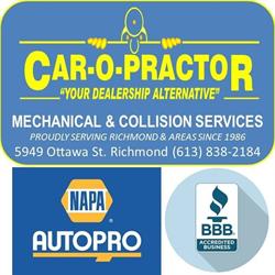 Car-o-Practor The, Richmond, ON opening hours
