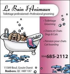Le Bain d'Animaux in Roxboro, QC (West Island Of Montreal) - Opening Hours