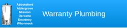 Warranty Plumbing, Mission, BC opening hours