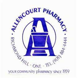 Allencourt Pharmacy, Richmond Hill, ON opening hours