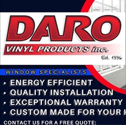 Daro Vinyl Products, Val Caron, ON opening hours