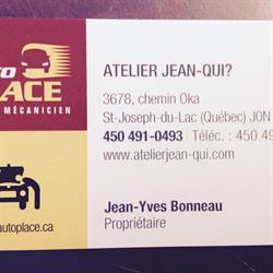 Atelier Jean Qui Enr, Saint-Joseph-du-Lac, QC opening hours