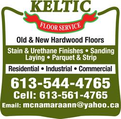Keltic Floor Service, Kingston, ON opening hours