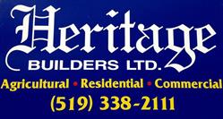 Heritage Builders Ltd, Harriston, ON opening hours