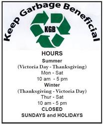 Keep Garbage Beneficial, Pugwash, NS opening hours