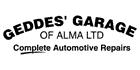 Geddes' Garage Of Alma Ltd, opening hours