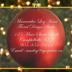 Maranatha Flowers & Decor, Campbellville, ON opening hours