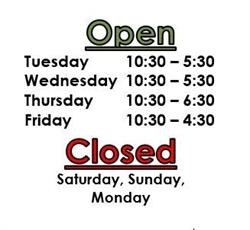Foremost Municipal Library, opening hours