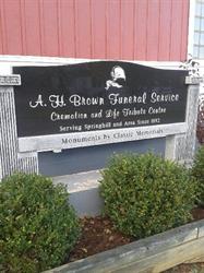 Brown a H Funeral Service Ltd, Springhill, NS opening hours